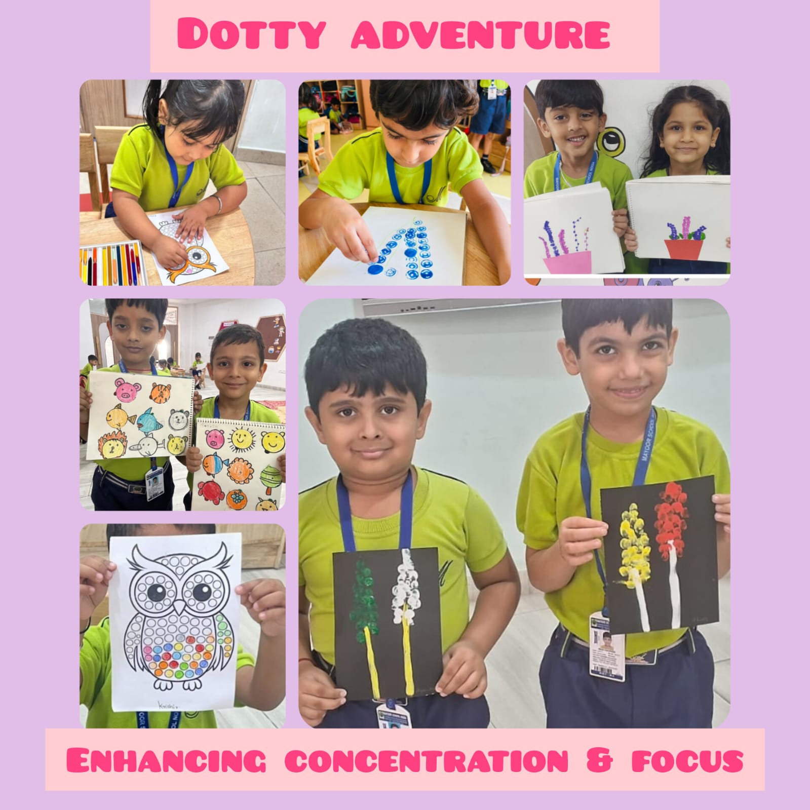 Celebrating International Dot Day at Mayoor Upvan